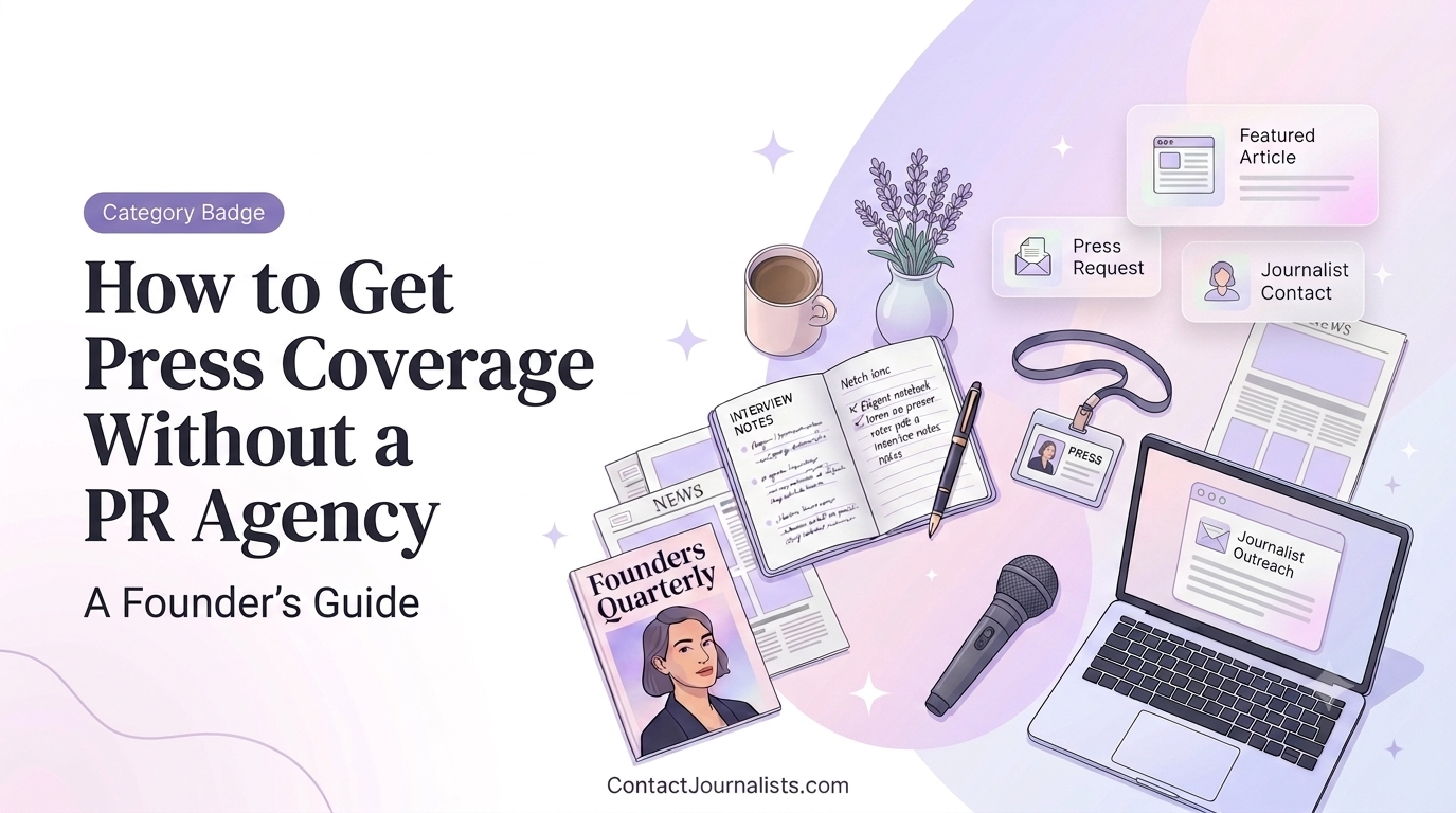 How to Get Press Coverage Without a PR Agency: A Founder’s Guide