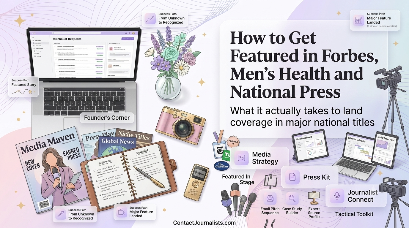 How to Get Featured in Forbes, Men's Health and National Press