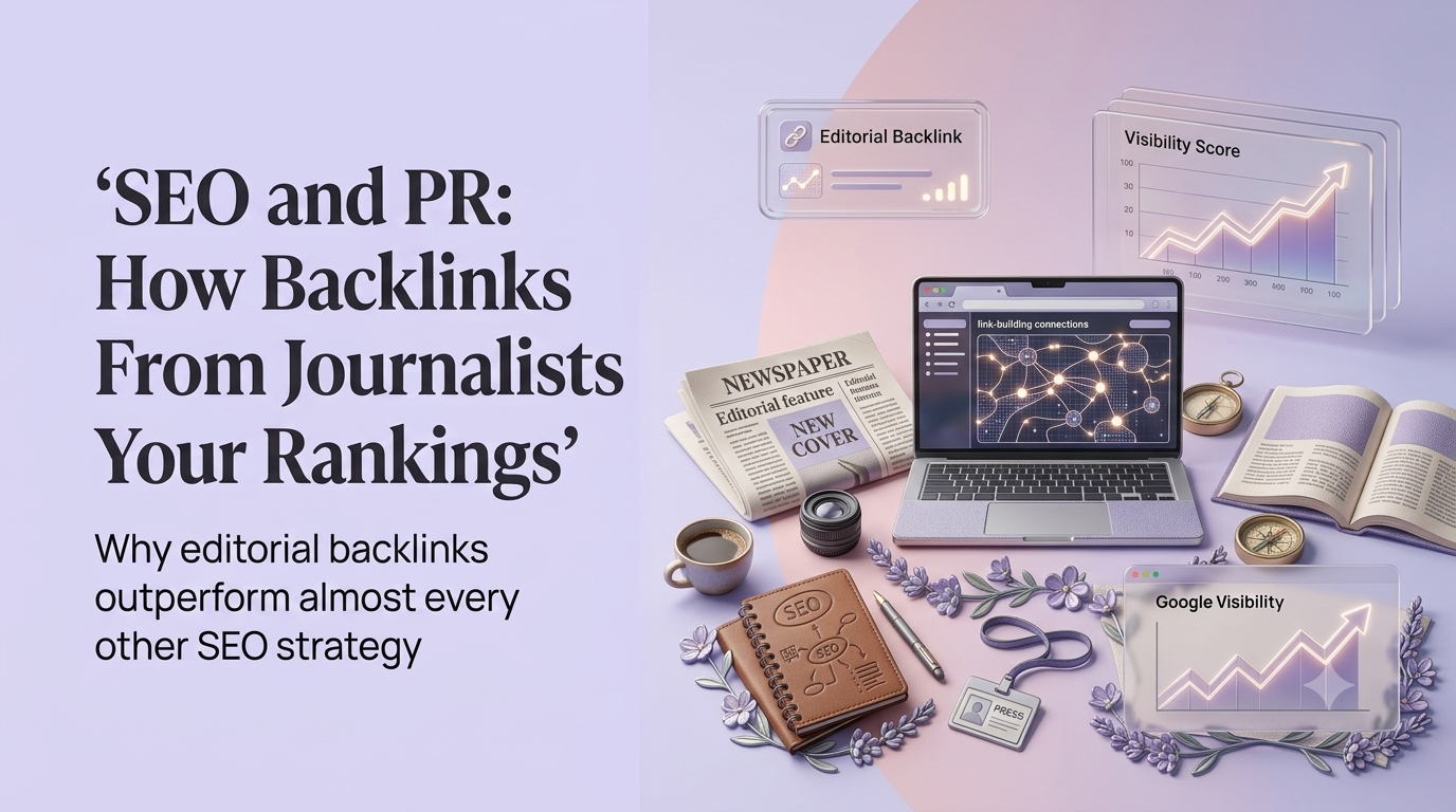 SEO and PR: How Backlinks From Journalists Boost Your Rankings