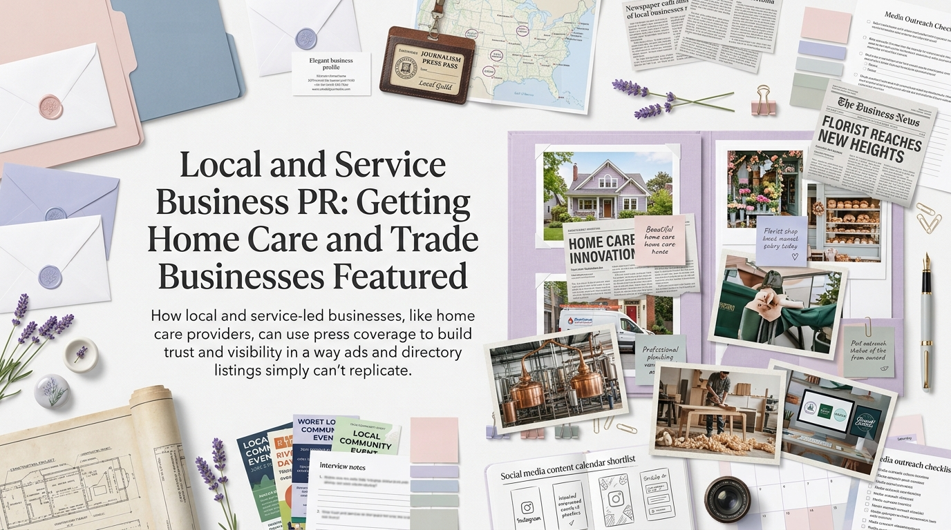 Local and Service Business PR: Getting Home Care and Trade Businesses Featured