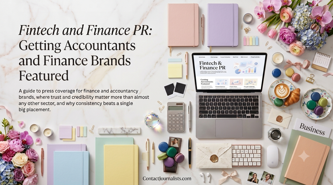 Fintech and Finance PR: Getting Accountants and Finance Brands Featured