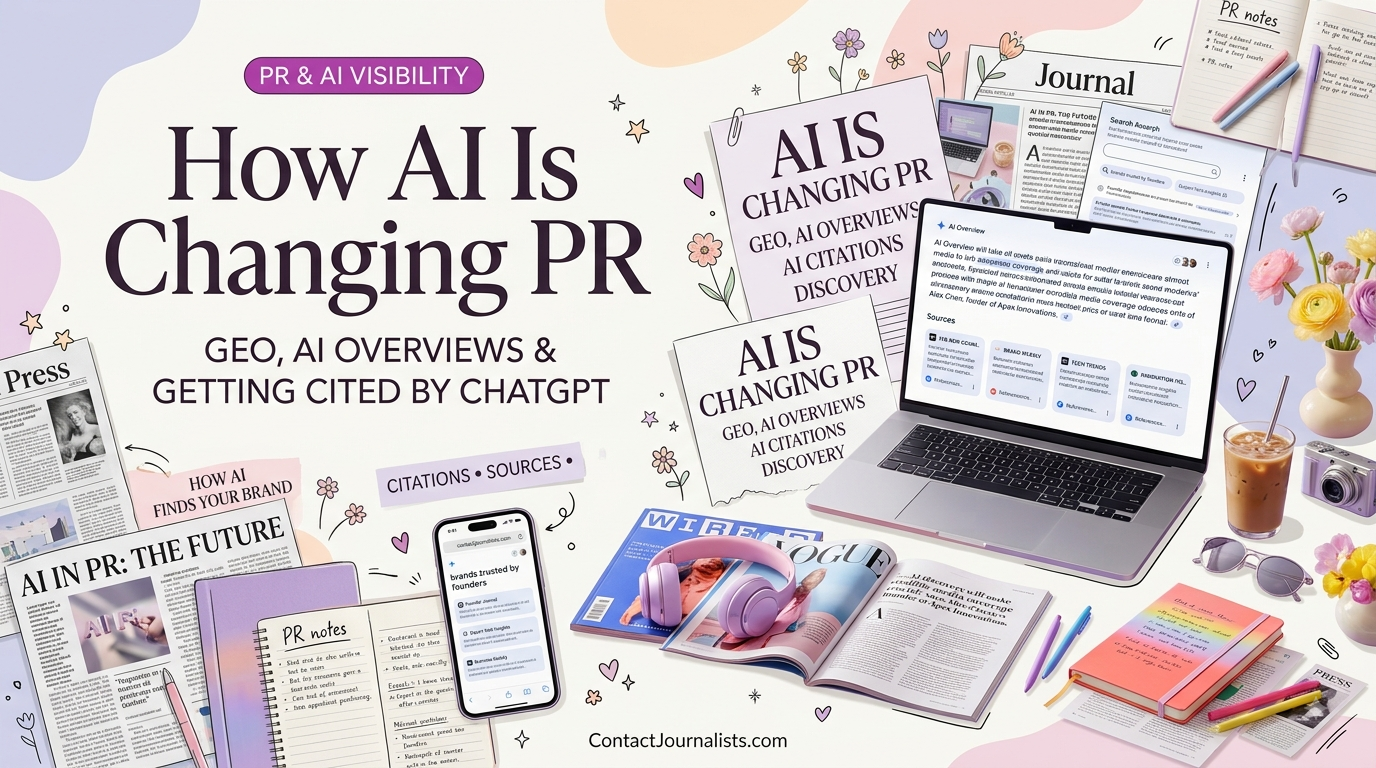 How AI Is Changing PR: GEO, AI Overviews and Getting Cited by ChatGPT