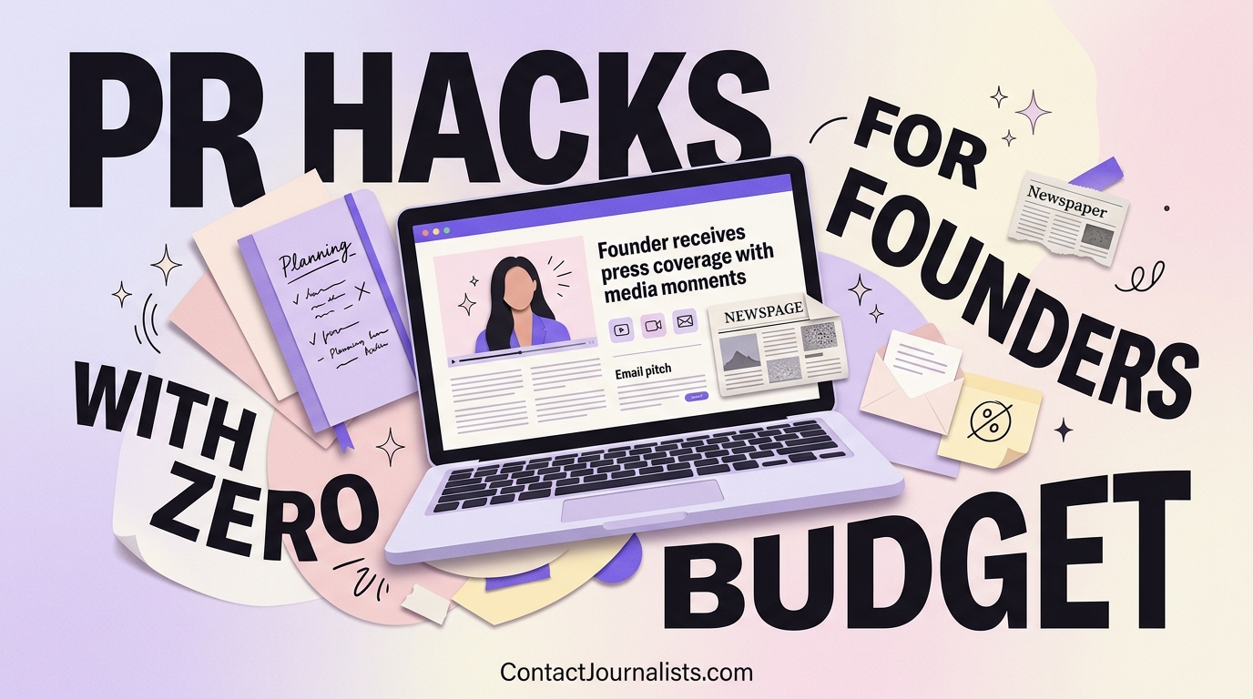 PR Hacks for Founders With Zero Budget